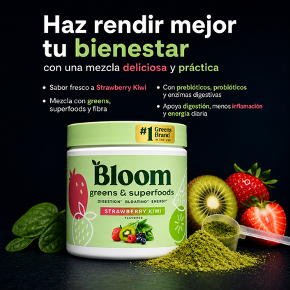 Suplemento de nutricion #1 en USA: Elaborado con 38 frutas, vegetales y superalimentos