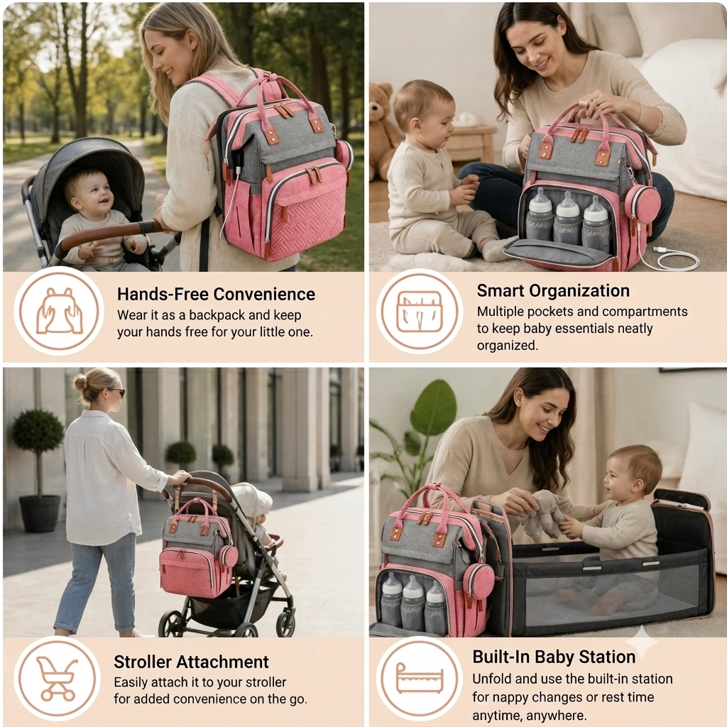 All-in-One Diaper Backpack